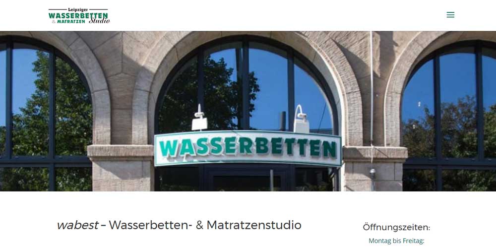 Wasserbetten in Leipzig